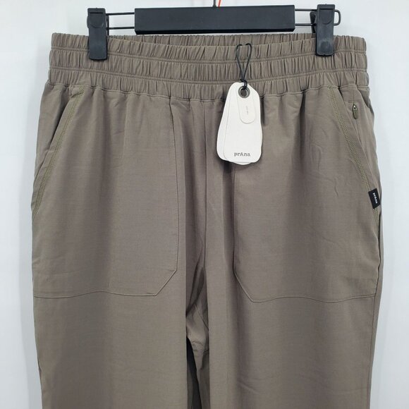 Prana Railay Straight Pants Women Size Medium NWT UPF 50+ Stretch Rye Green - Picture 4 of 16